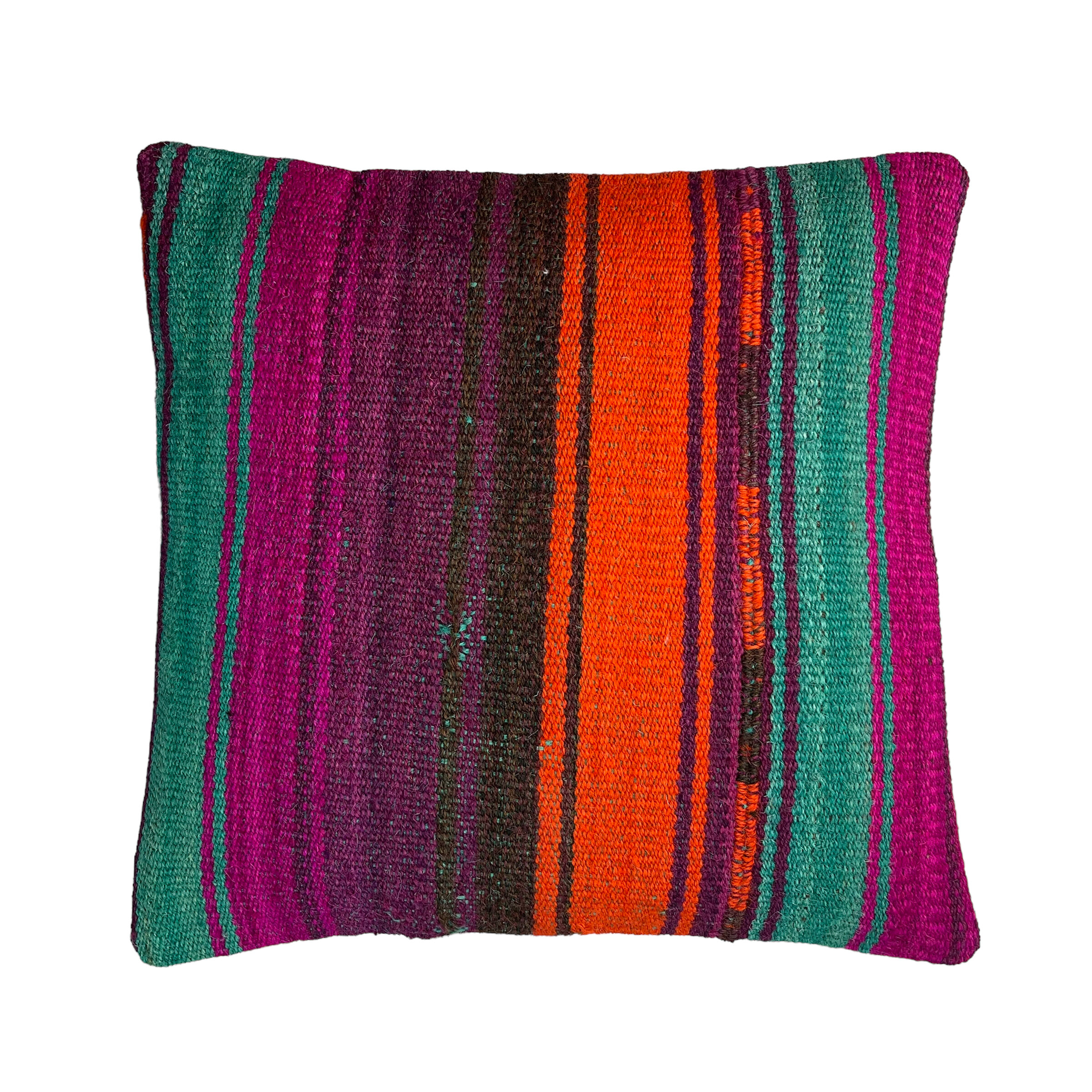 Vintage turkish kilim cushion cover 40x40cm