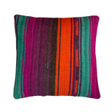 Vintage turkish kilim cushion cover 40x40cm