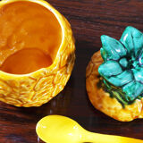 Ceramic pineapple sugar box