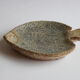 Fish shaped stoneware serving dish