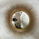 Witch's eye mirror in metal 58cm