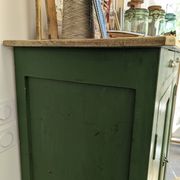 Buffet, confiturier en bois vert