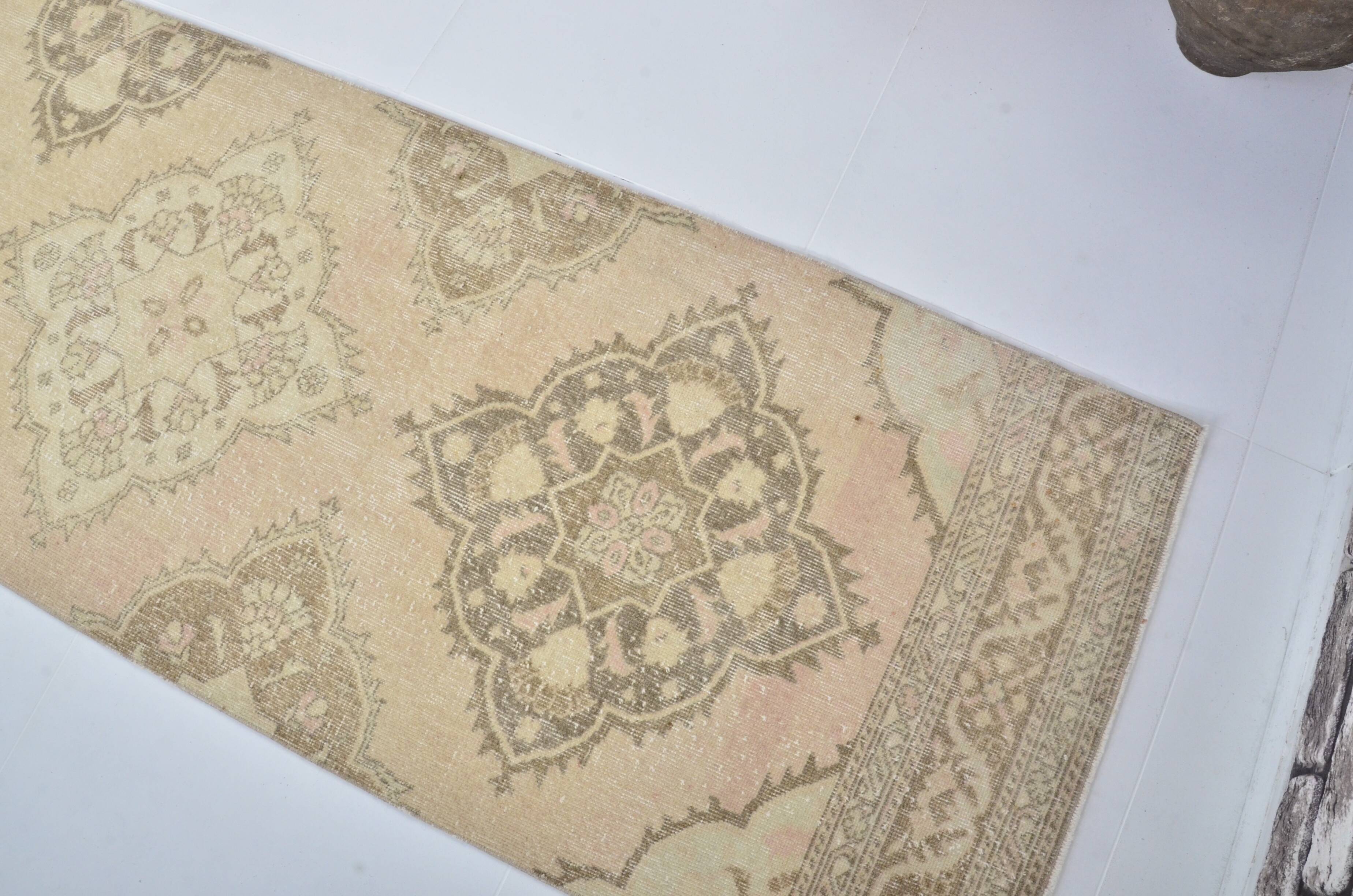 Vintage Anatolian Oushak Runner sku3322
