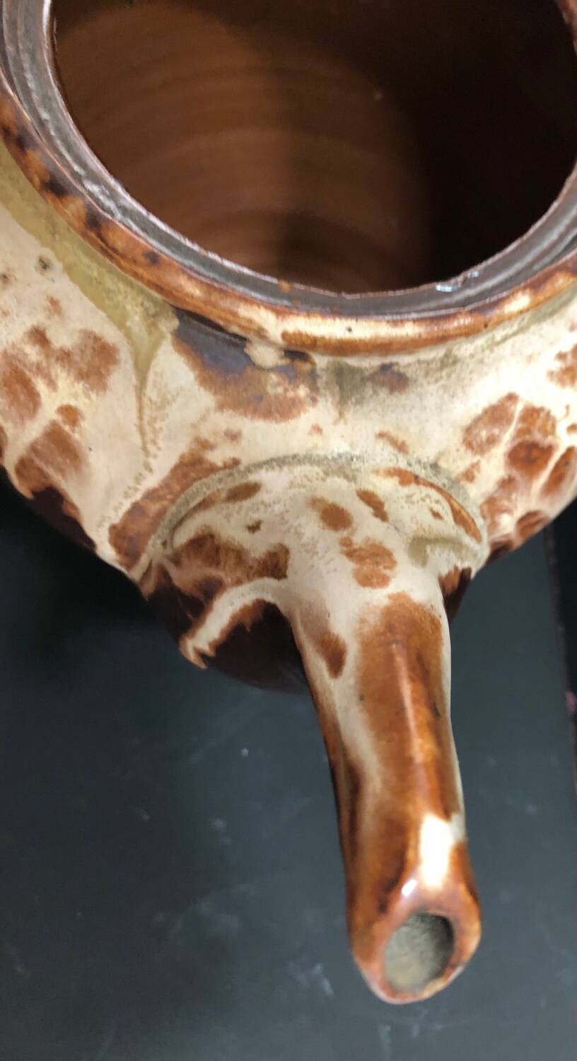 Stoneware teapot by Marcellus Aubry