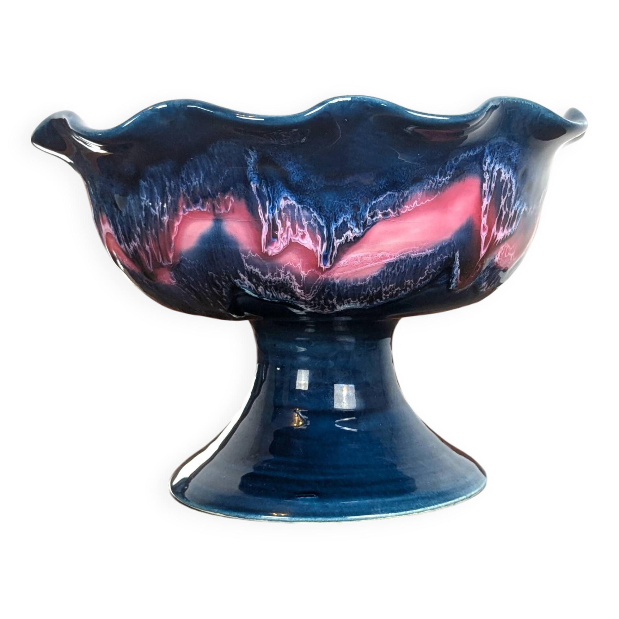 Large ceramic bowl by Raymond Fassy for Vallauris