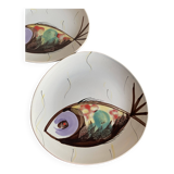 3 Pornic fish plates