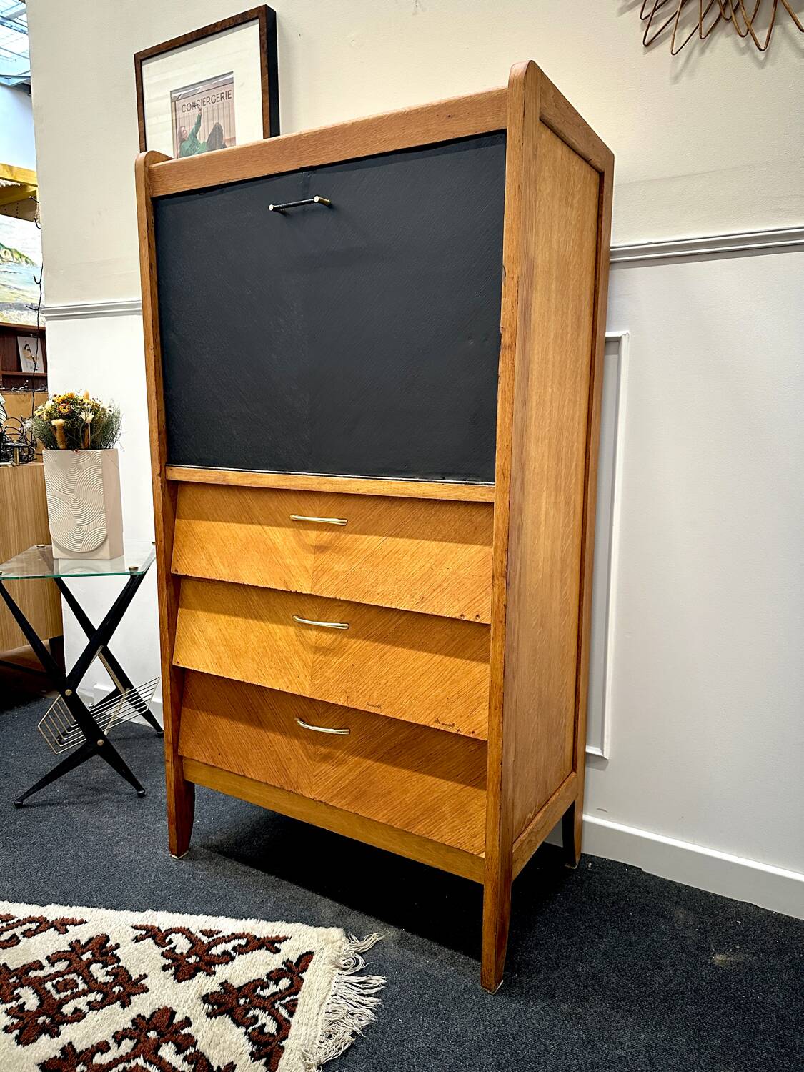 Secrétaire vintage scandinave