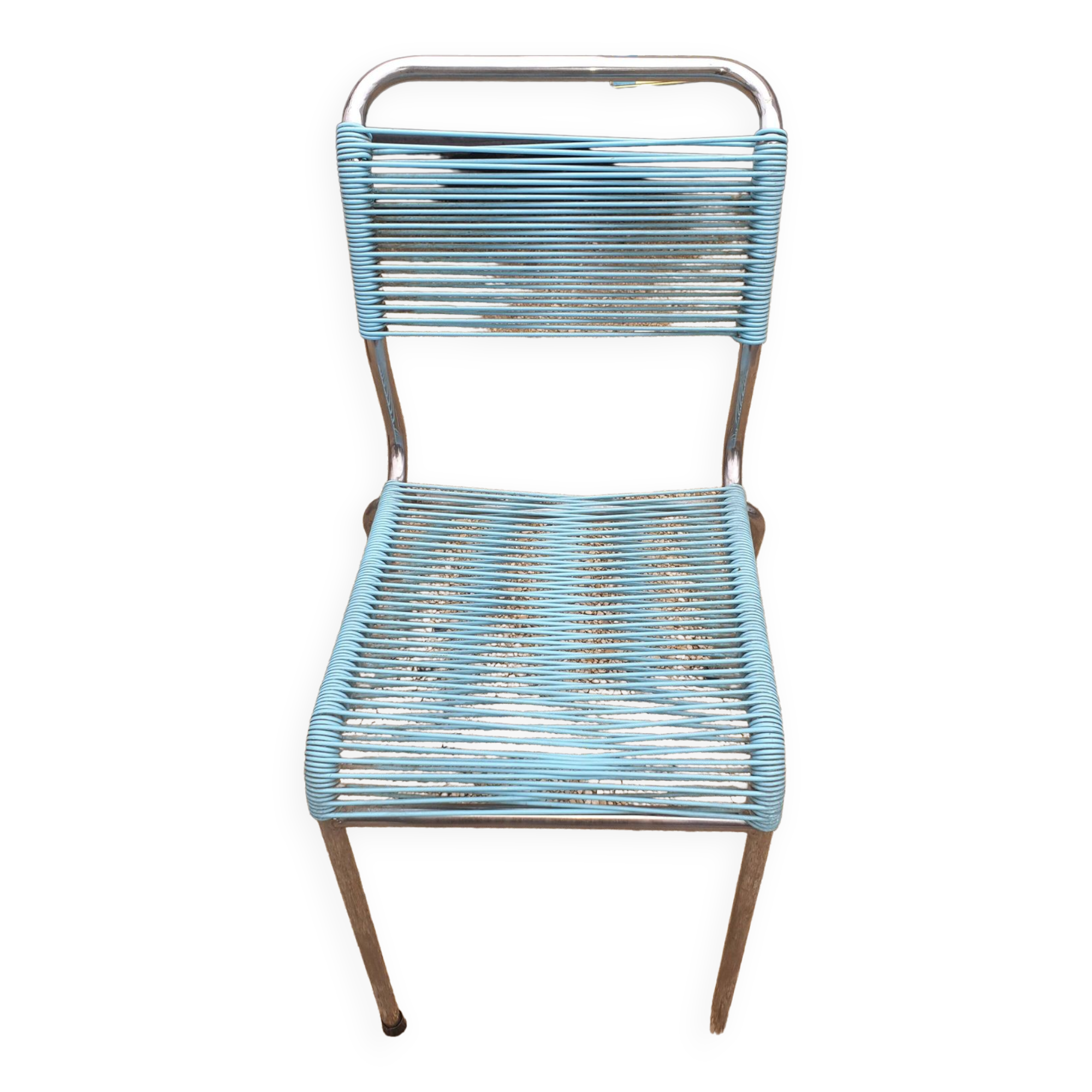 Scoubidou chair seventies