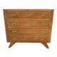 Commode à 4 tiroirs , de style scandinave , pieds compas , 1950’