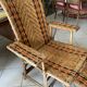Chaise longue en rotin