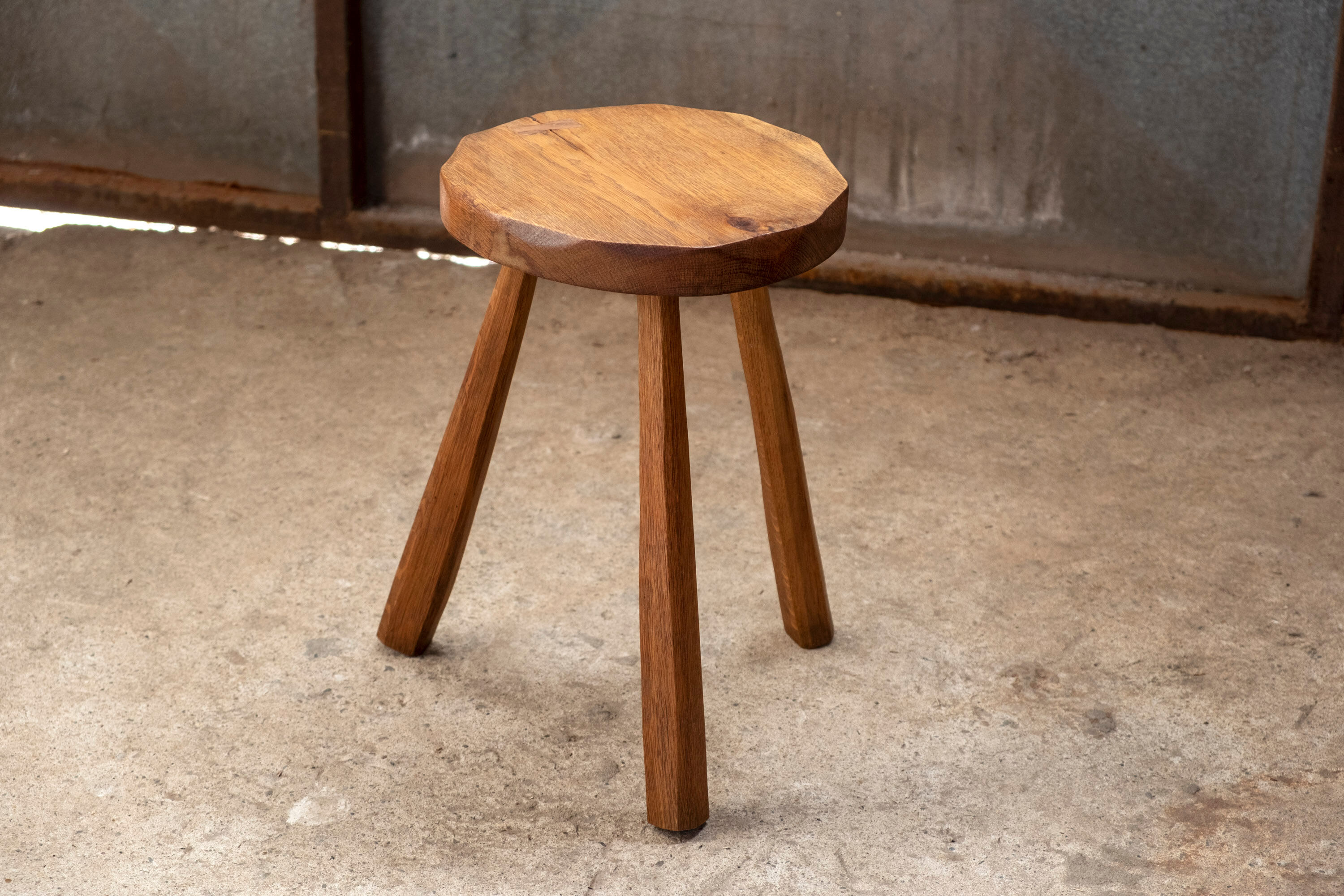 Vintage Stool in Oak