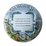 Assiette publicitaire sardines À mieux Frères