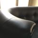 Sofa leatherette and chrome France 1970 s