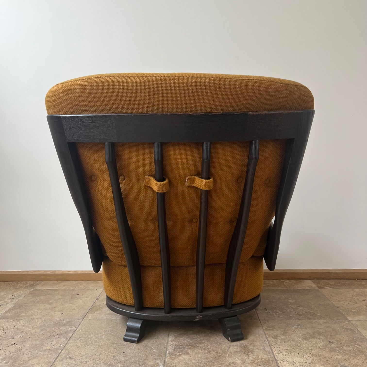 Guillerme et Chambron Oak 'Denis' Armchair