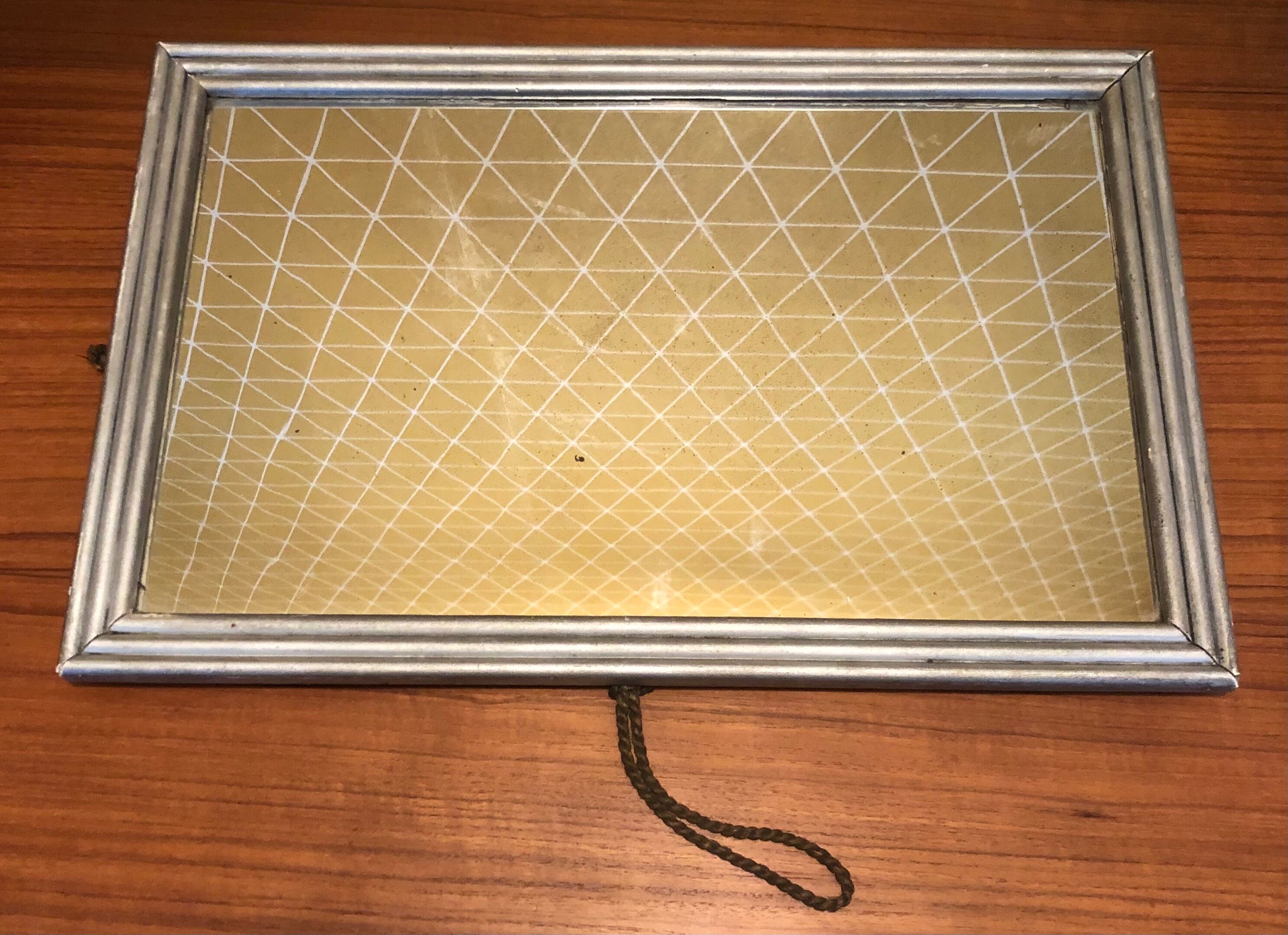 Vintage barbier mirror 42x27cm