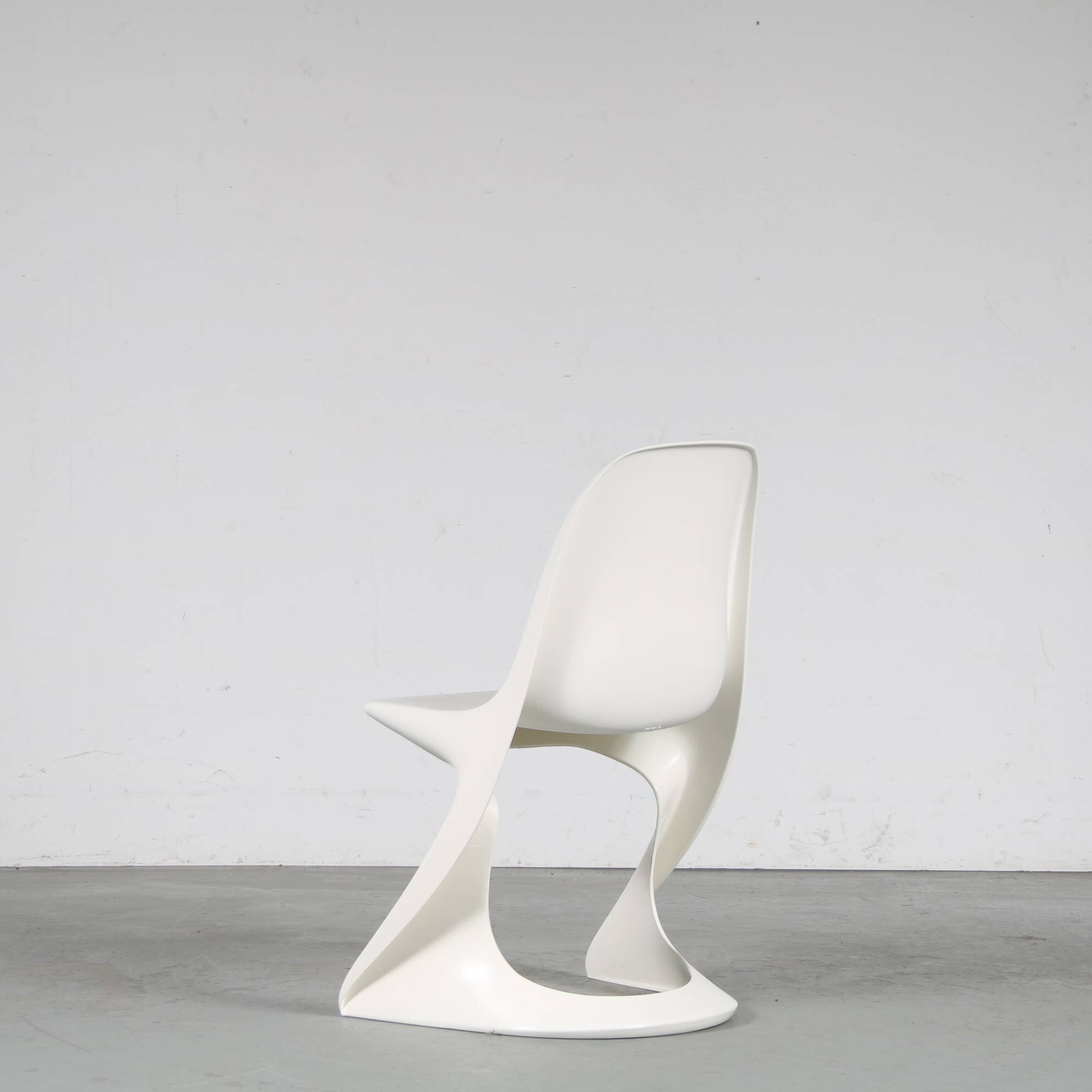 White “Casalino” chair from the 2000s by Alexander Begge for Casala, Germany – Large stock!