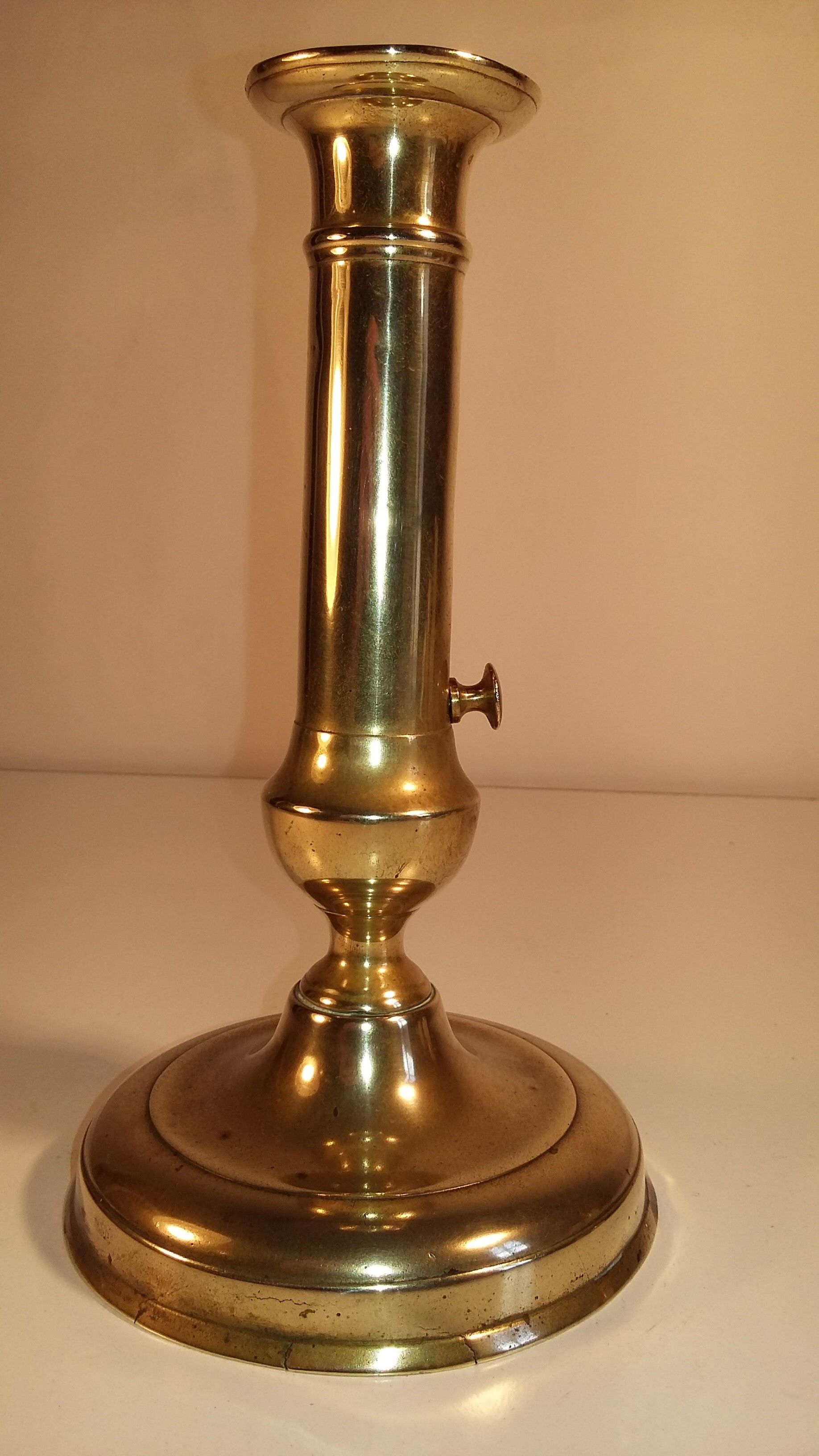 Brass candlestick