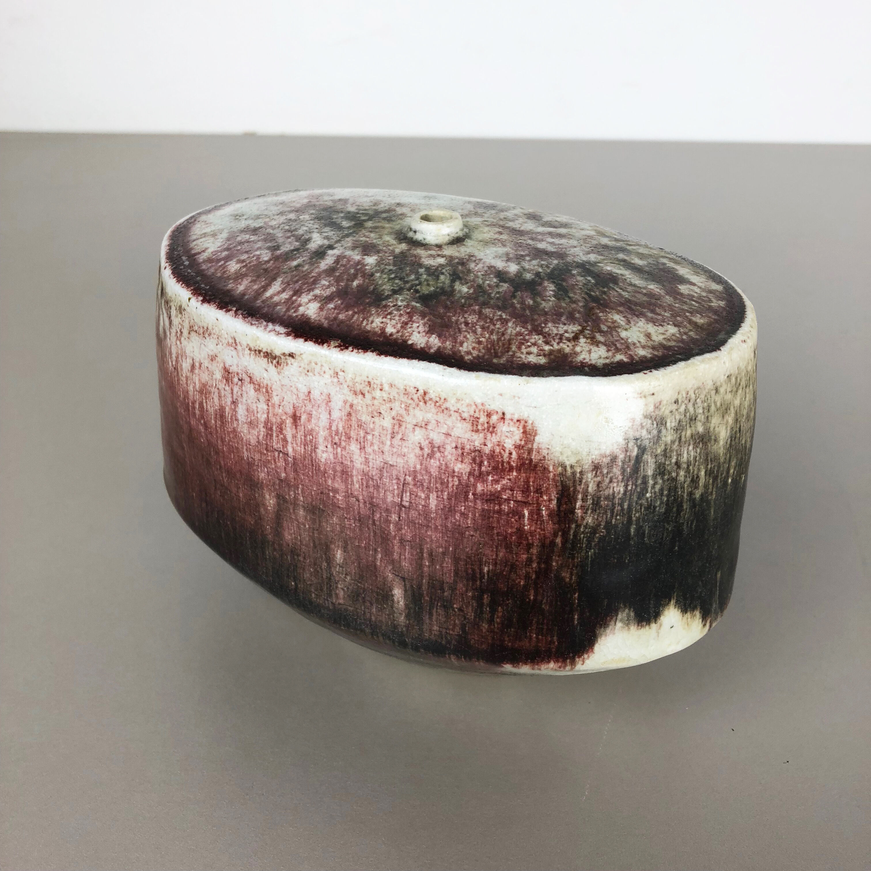 Ceramic Studio Pottery Vase by Bruno and Ingeborg Asshoff, Germany, 1960s