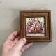 Tableau miniature, huile sur panneau