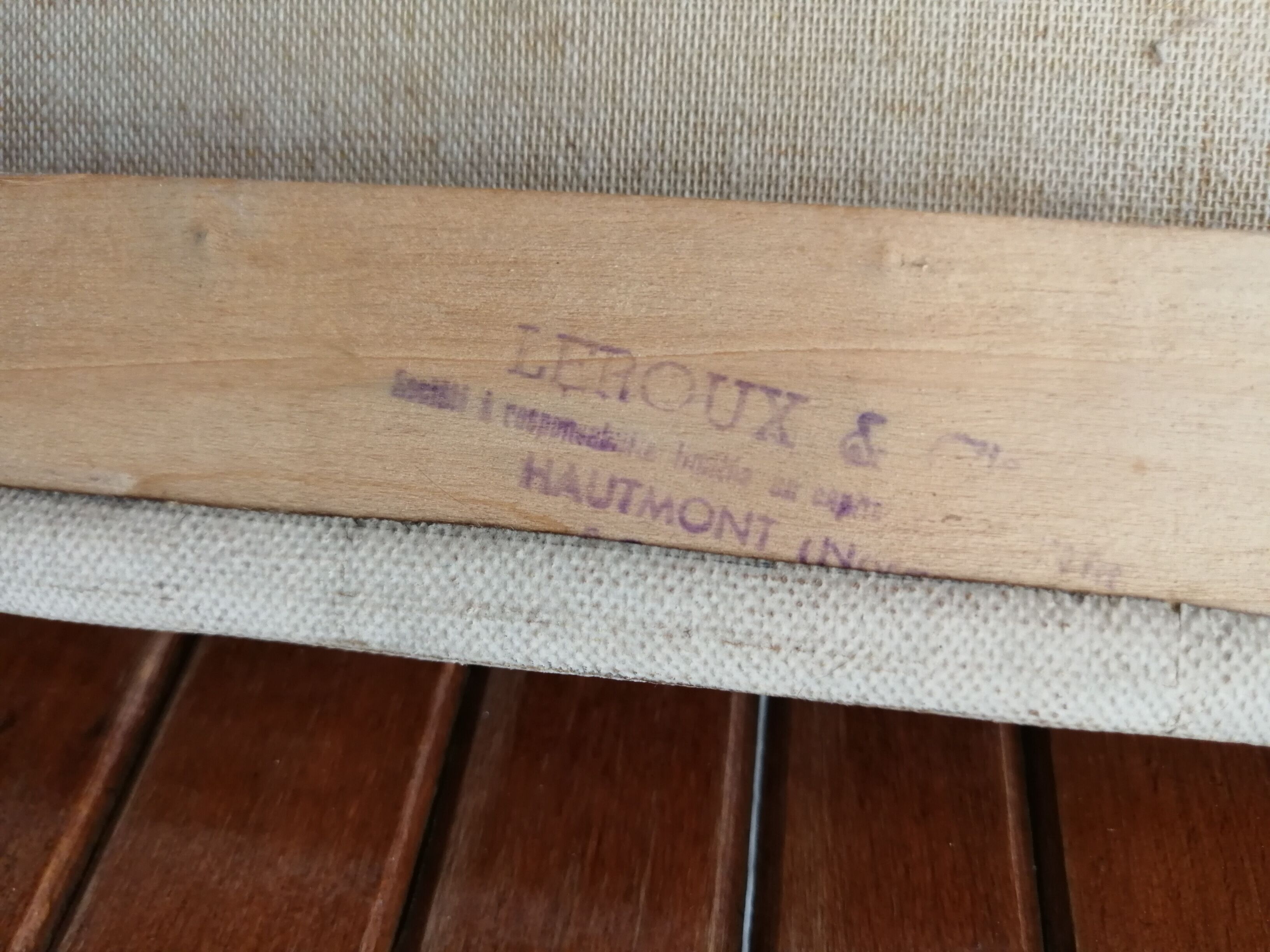 Old table 55 cm x 38 cm