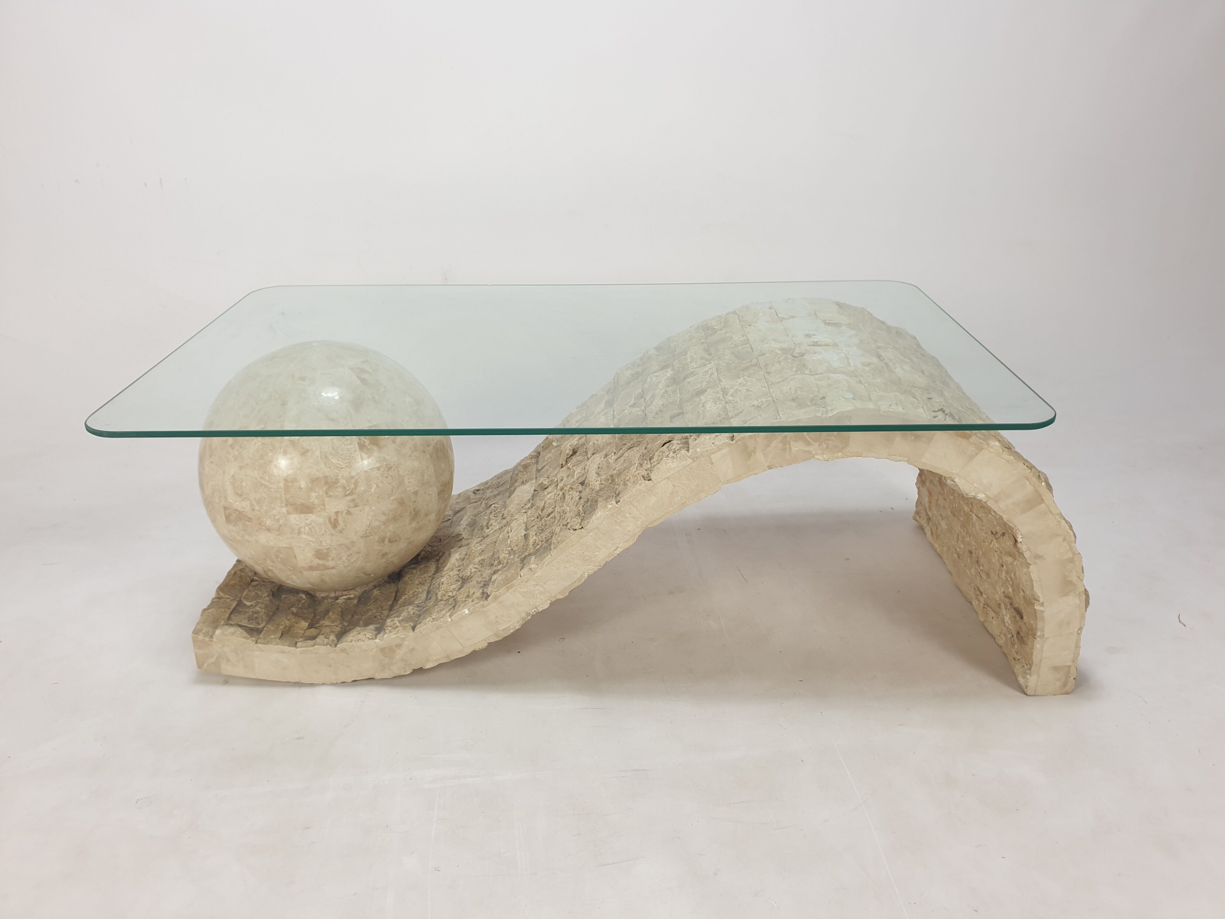 Magnussen Ponte Mactan Stone Coffee Table, 1980s