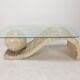 Magnussen Ponte Mactan Stone Coffee Table, 1980s