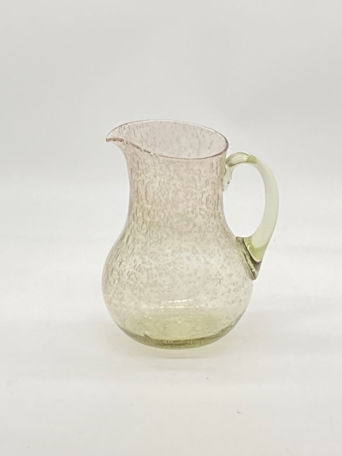 Pitcher / pitcher bubbled glass, biot, vintage,