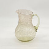 Pitcher / pitcher bubbled glass, biot, vintage,