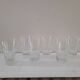 Set of 6 antique faceted glasses – vintage bistro from the 60s/70s