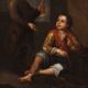 Great 18th century genre scene painting