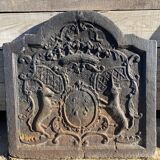 Castle unicorn fireplace plate