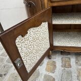 Louis XV style sideboard in walnut and marble