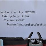 Brother portable typewriter from the 60s