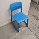 Stackable cafeteria chair Pacific Blue