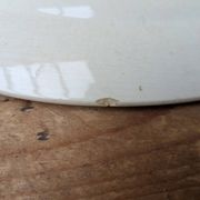 Ancien plat de service ovale terre de fer Debray service Guadeloupe