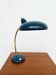 Adjustable table lamp — Duck blue and gold metal — 1960s