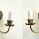 Pair of Louis XVI style wall lights. Vintage 50s