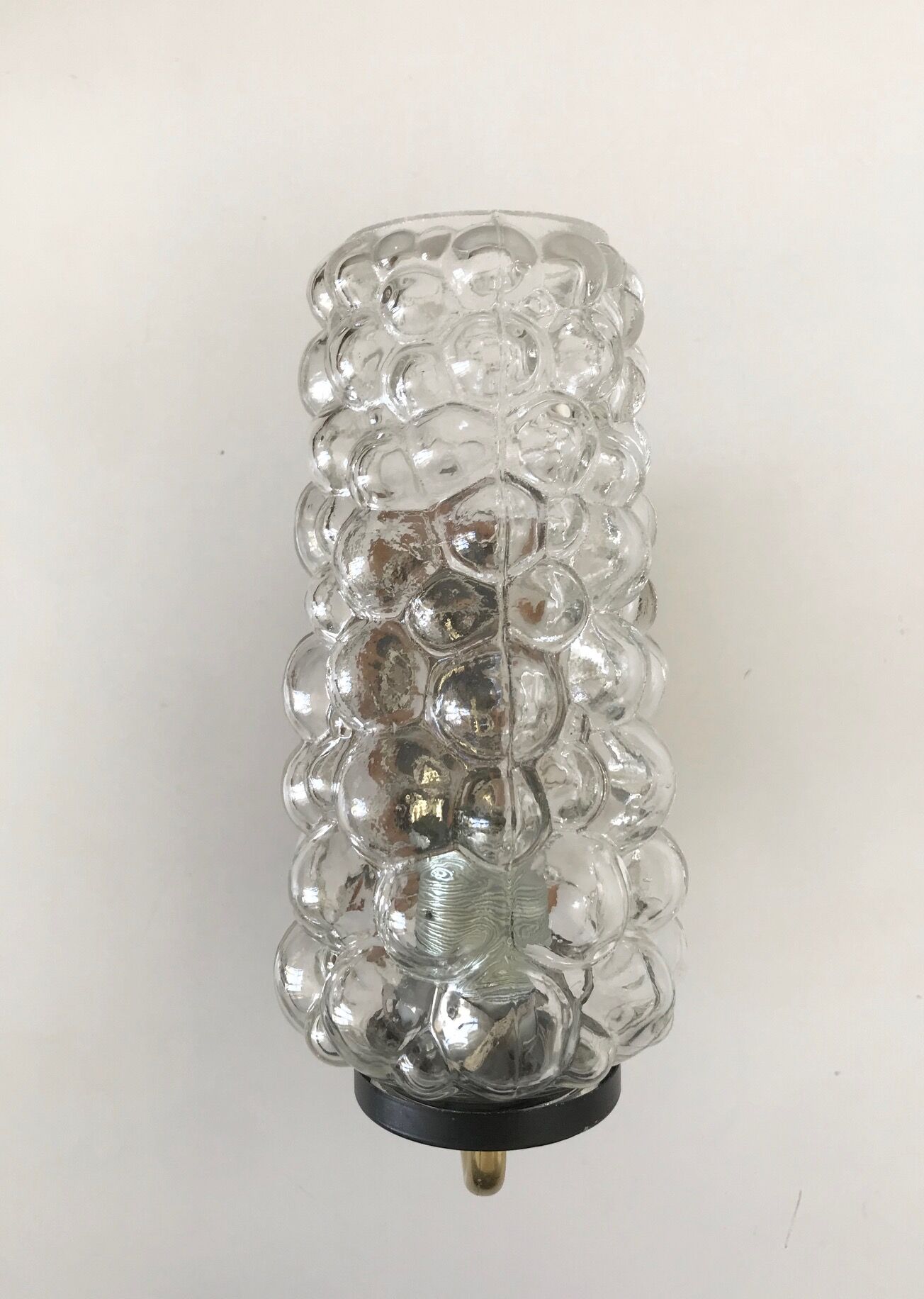 Bully glass sconce