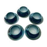 Porcelain cups and saucers from the Virebent Lot
