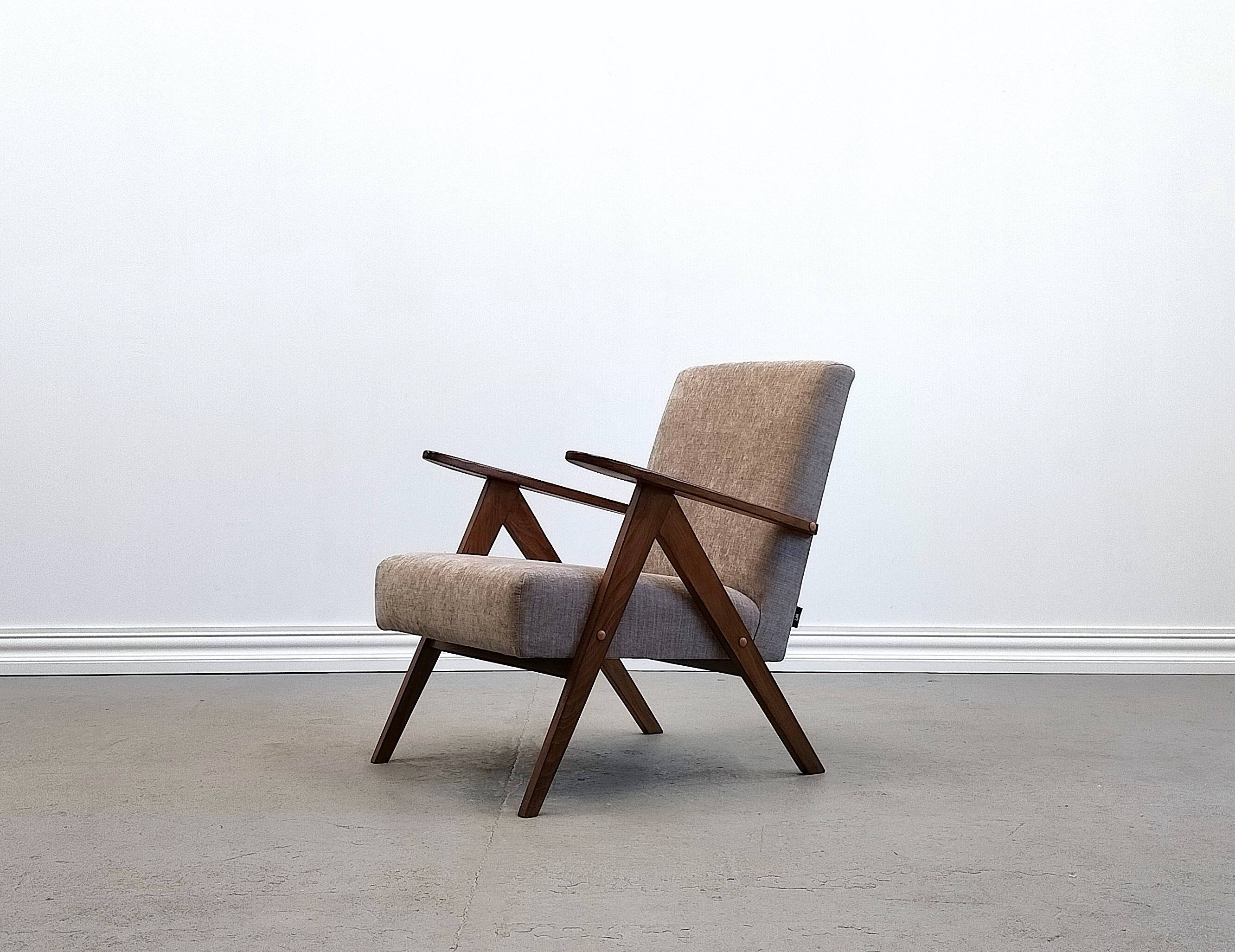 1960 Mid Century Easy Chair Model B 310 Var in Gray