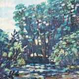 Peinture à l'huile de H. Guignabaudet