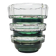 Postmodernist vase, green crystal glass, Germany, 1960s