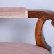 Biedermeier Oak Seating Set in Walnut, Austria, 1840s, Set of 5