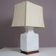 Lampe de table des années 1970 attribuée à John Dickinson d'Italie