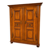 Alsatian armoire l xiv walnut 18th century french wardrobe