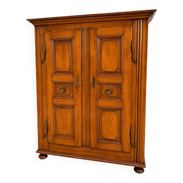 Alsatian armoire l xiv walnut 18th century french wardrobe