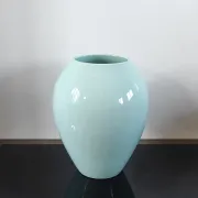 Vintage glazed ceramic vase