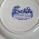 Ensemble de 5 assiettes en porcelaine de Sarreguemines