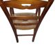 fauteuille bois assise payé teinté merisier