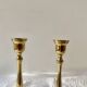 Pair of antique brass candlesticks